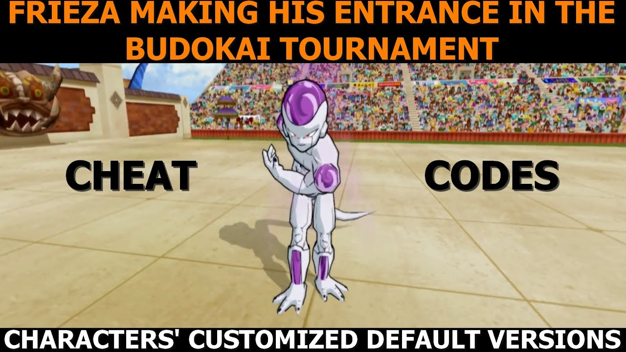 Characters customized default versions (Dragon Ball Z Budokai 3 Cheats)