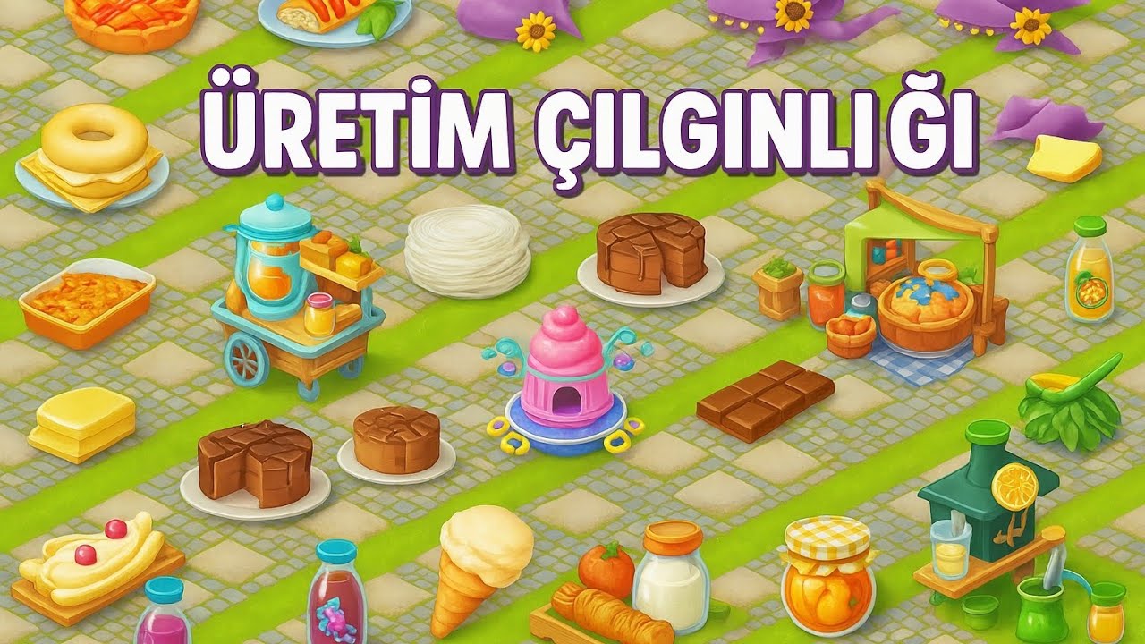 ÇILGIN ÜRETİİİM! 💣 (Hay Day Çiftlik) #hayday 