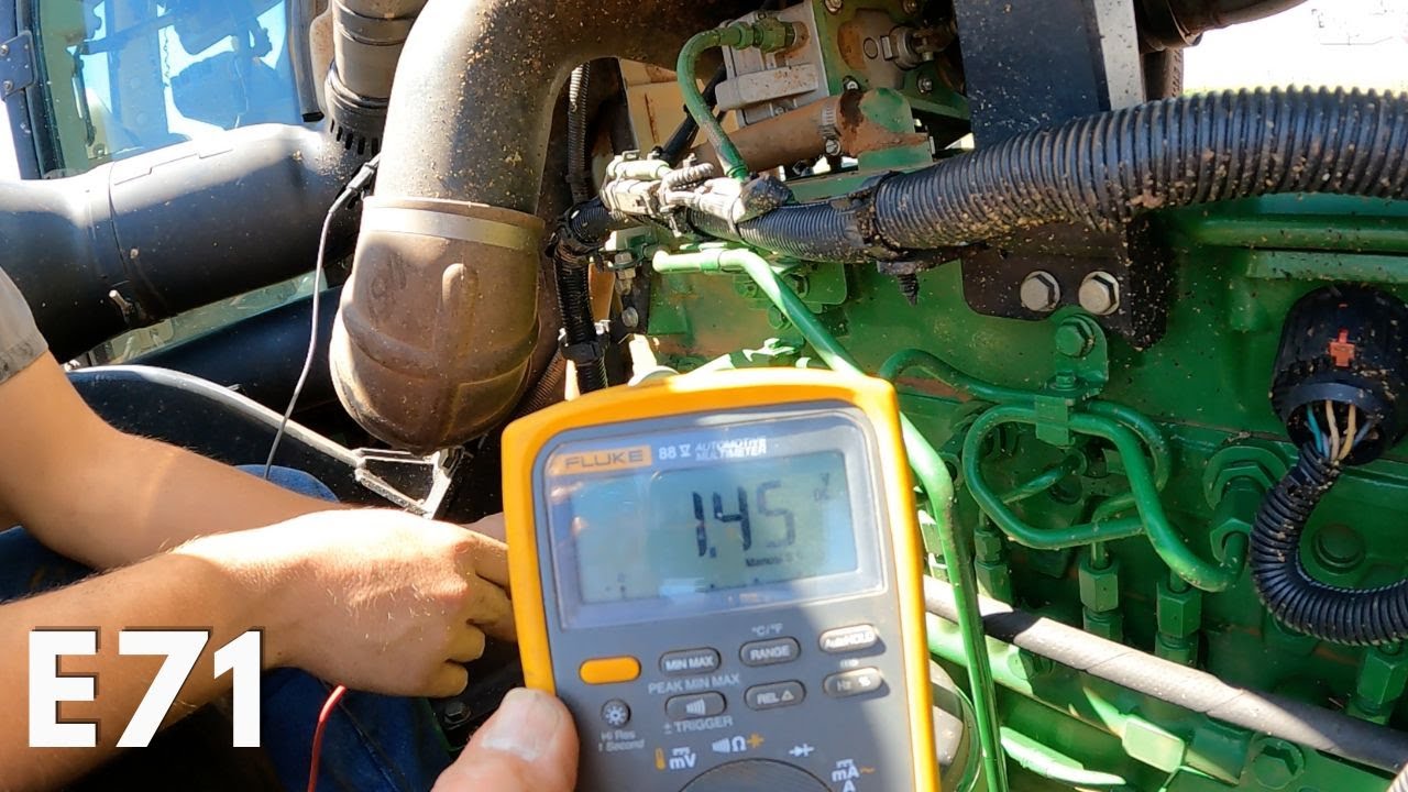 E71 | John Deere 9230 Throwing Oil Pressure Codes, Electrical and John Deere Service Advisor Tips