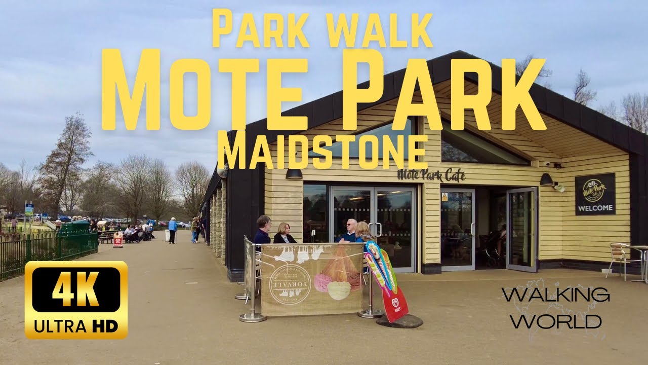 Walking Through Mote Park – Dementia Walk, Lakeside Walk, Orienteering | March 2025 [4K 60FPS]
