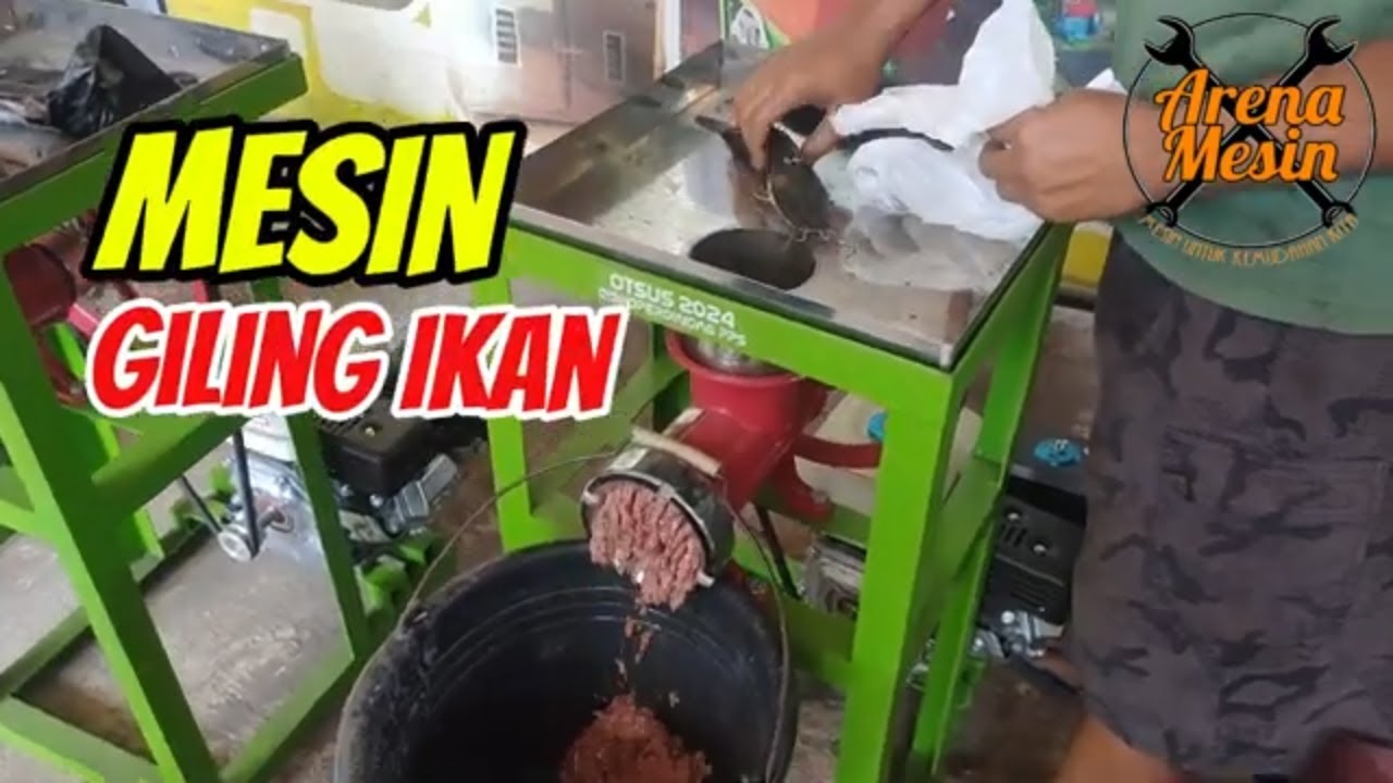 Penggiling daging ikan, gilingan ikan, jual mesin giling ikan basah, alat giling daging ikan