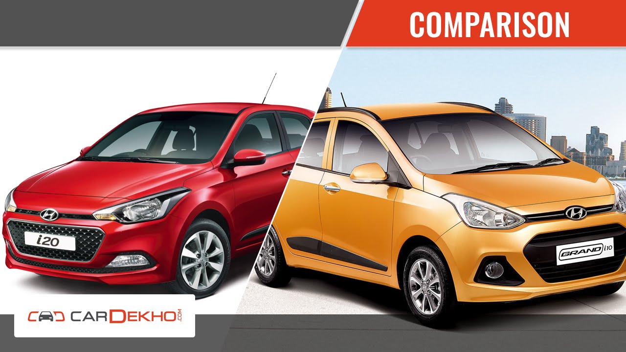 Hyundai Grand i10 vs Hyundai Elite i20 | Video Comparison | CarDekho.com