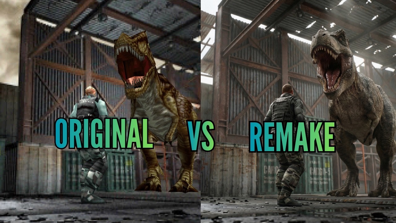 Dino Crisis 2 - Feito por IA