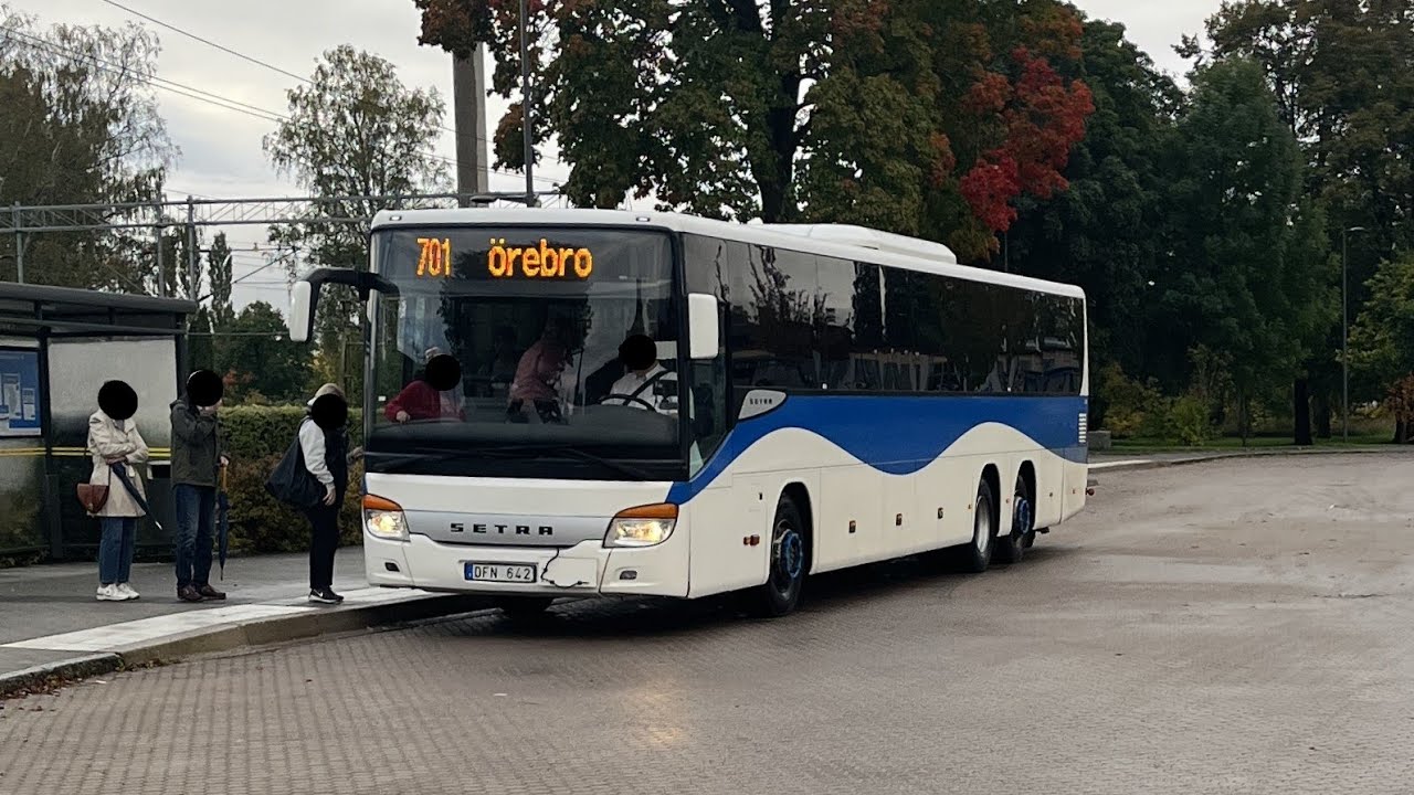 Linje 701 från Kumla Resecentrum till USÖ S:a Grev Roseng