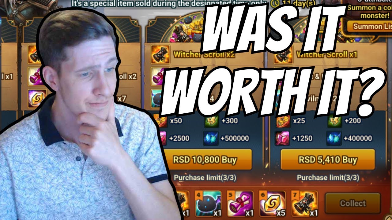 I SPENT 500$ ON SUMMONS (Summoners War)
