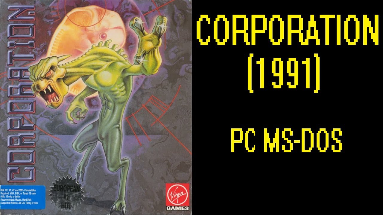 Corporation (1991) - DOS Gameplay Video (PC MS-DOS)
