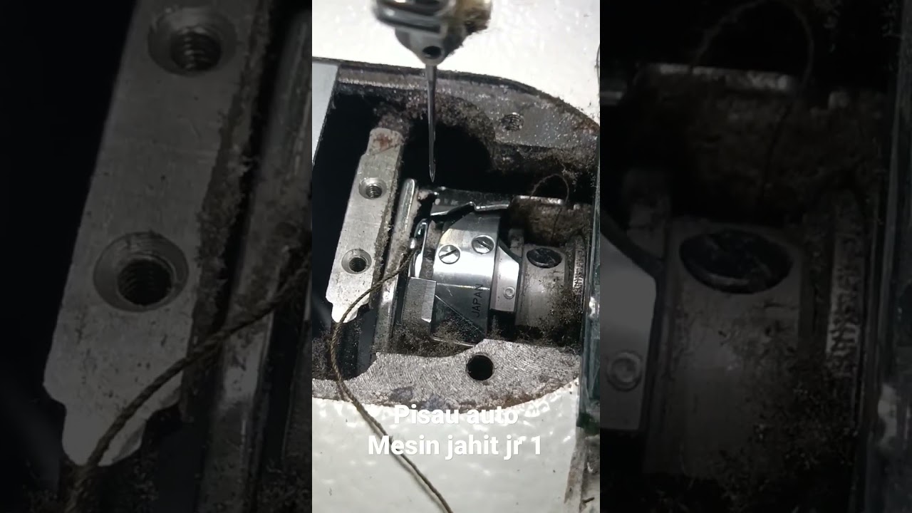cara kerja pisau mesin jahit jarum 1 automatik #konveksi #garment #shorts #shortvideo #konveksi