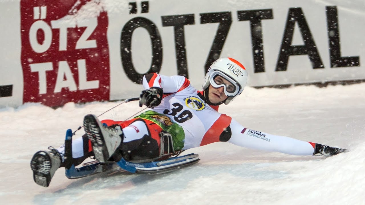FIL World Cup-Final 2015/16 Umhausen/Ötztal. Natural Track Luge-Rennrodeln auf Naturbahn
