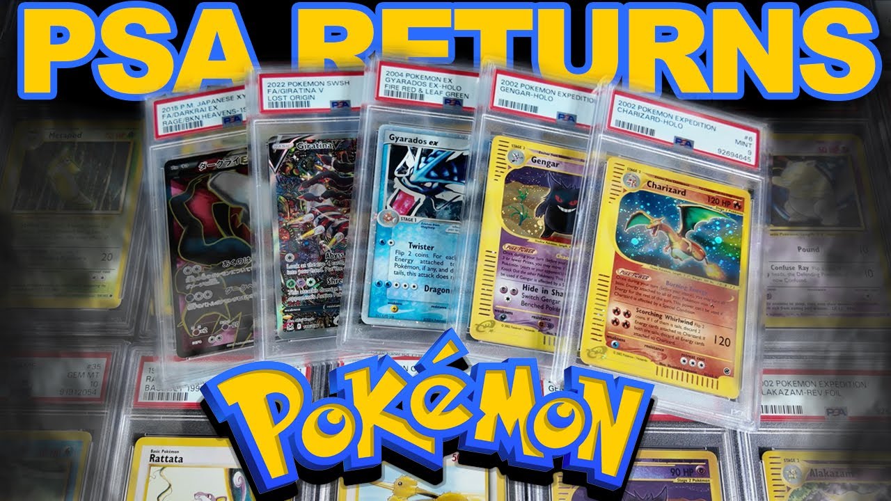 Incredible Pokemon PSA Return! Grades Worth Over £2000