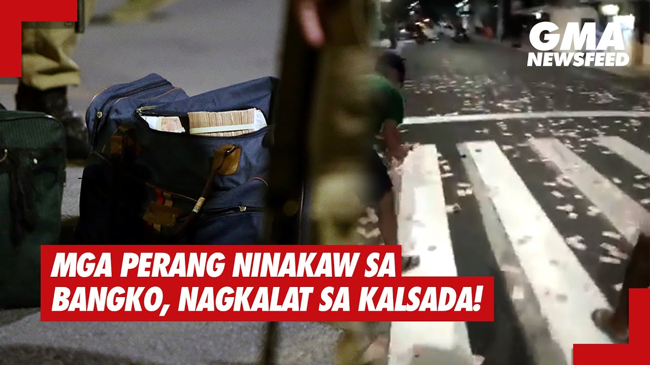 GMA News Feed: Brazil bank heist leaves cash scattered on the streets