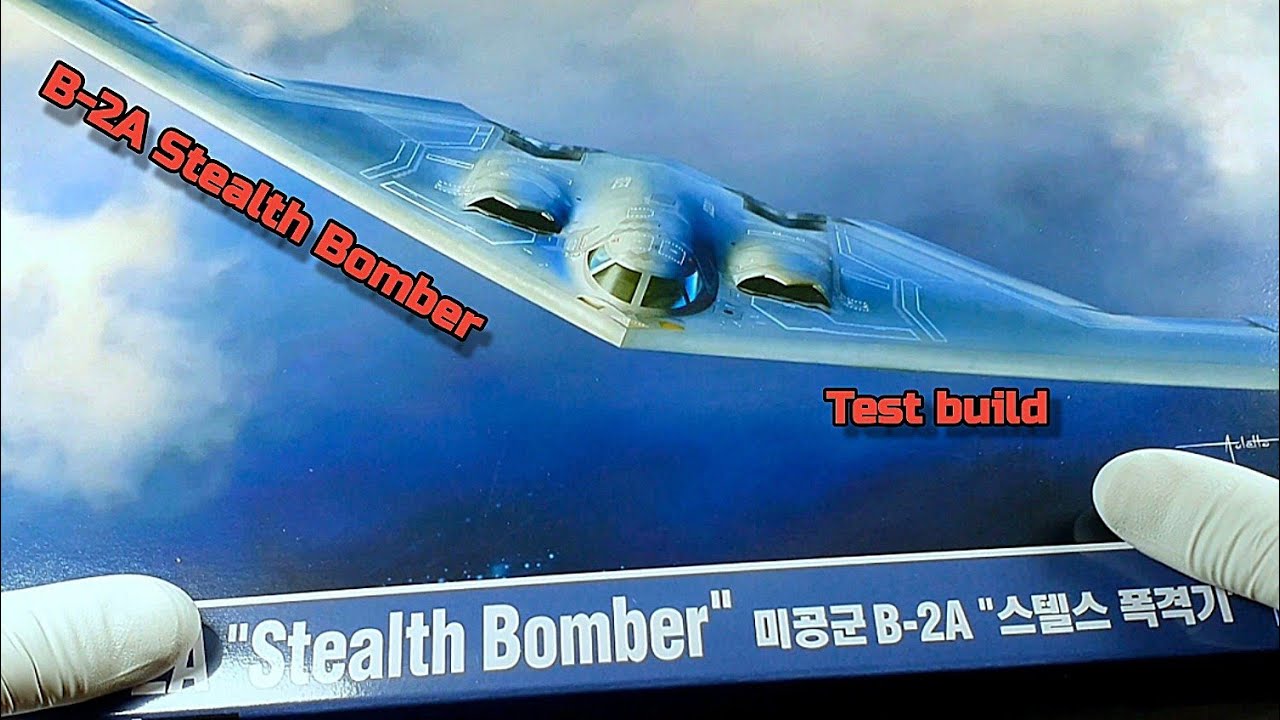 Full Video Build B-2A Stealth Bomber - Academy 1:144 scale