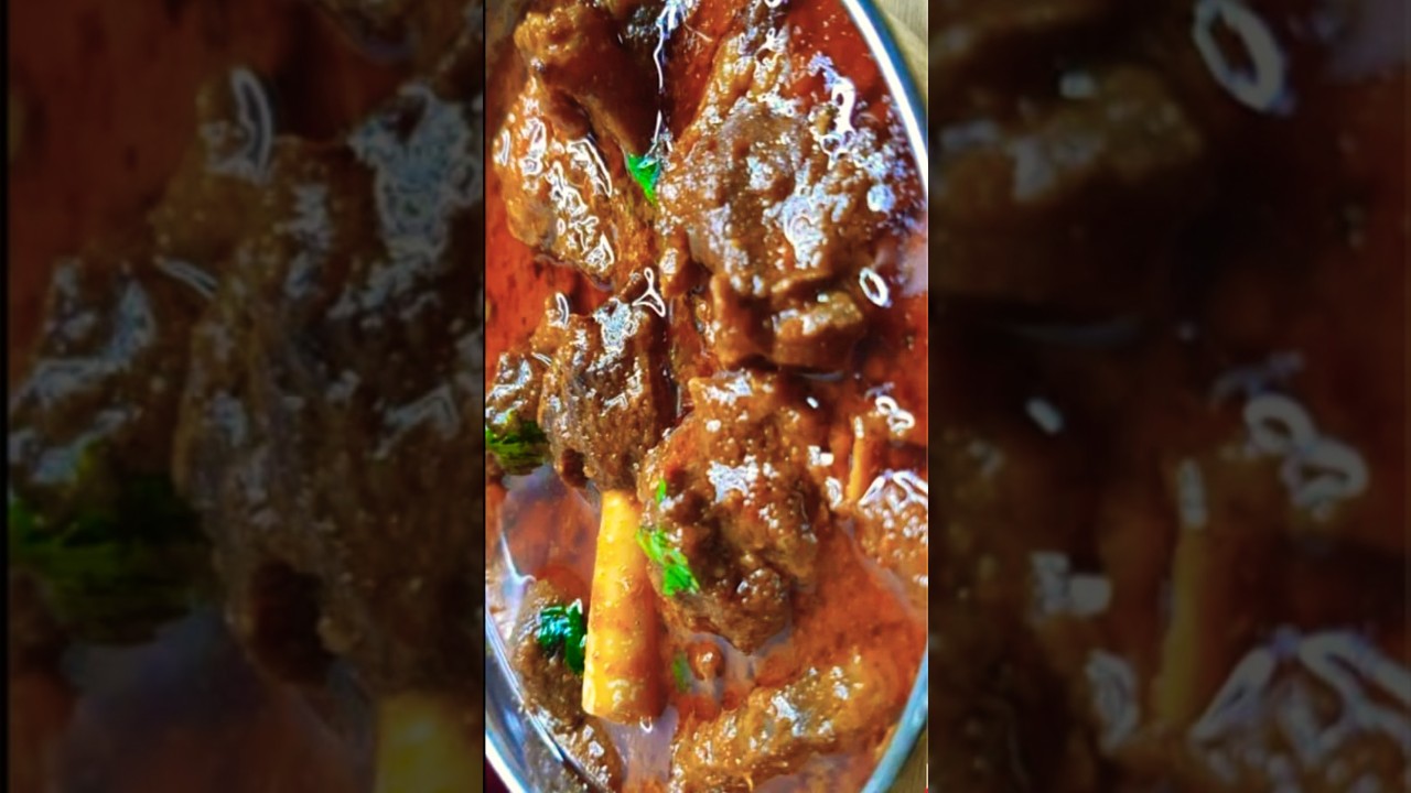 Mughlai Mutton Curry🔥 #shorts #ytshorts #mutton #youtubeshorts #muttoncurry #viral