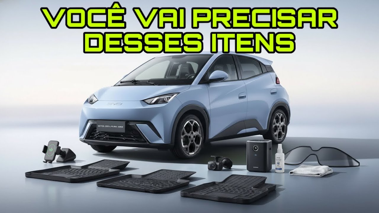 Itens que VOCÊ PRECISA (BYD Dolphin Mini)