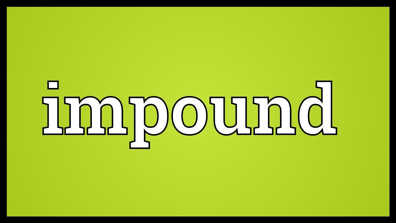 Impound Meaning