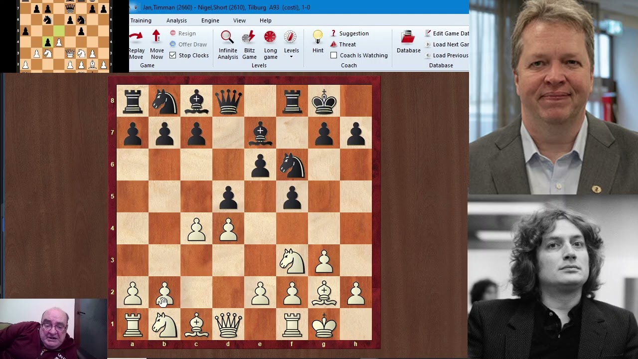 Sesiunea 445: Jan Timman vs Nigel Short, Tilburg,1990