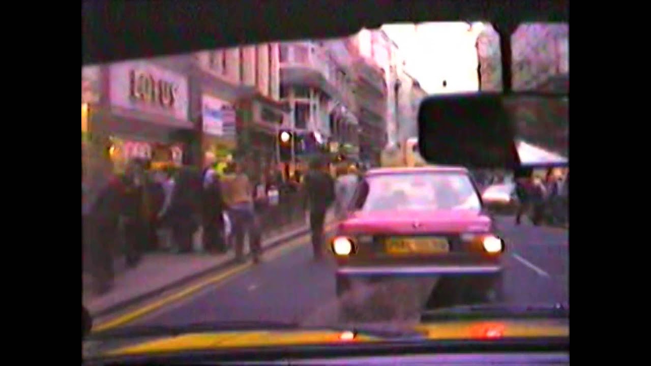 March 1981 Birmingham New Street to Corporation Street.   Filmed From Car
