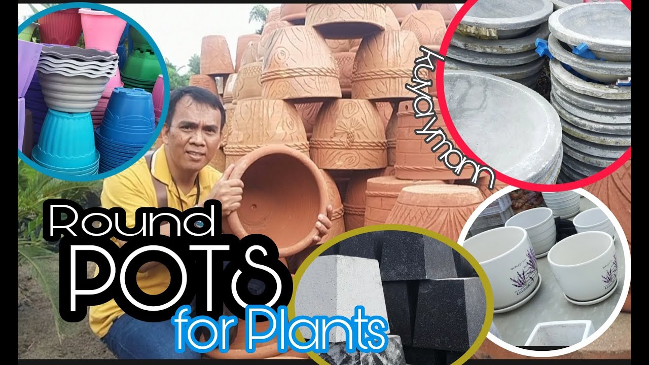 Round Pots for Plants| Kuya Ymann