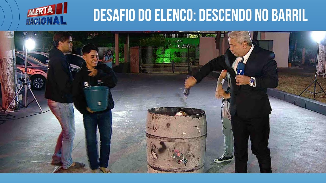 Desafio do Elenco: Descendo no barril