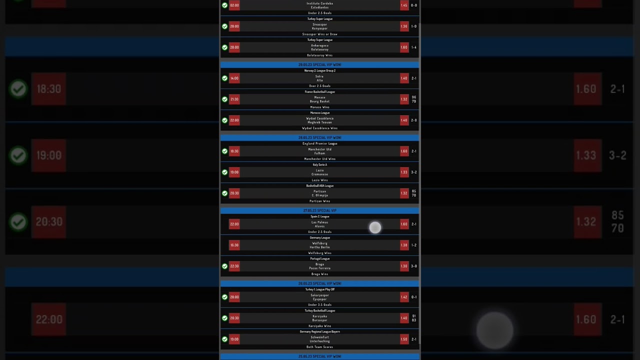 Daily 2 ODDS special VIP correct ODDS special VIP Betting Tips Free App #handicap #odds #bettingtips