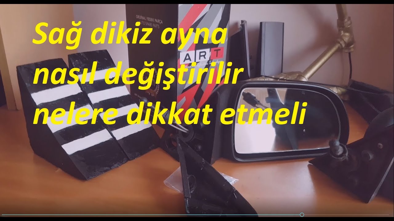 Renault R9 Broadway Sağ yan  ayna nasıl değiştirilir.