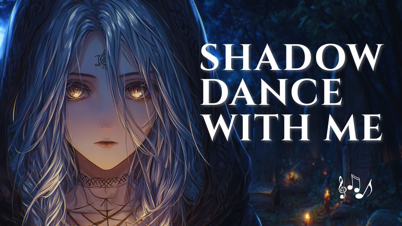 Shadow Dance with Me | Dark Folk Witch Song (Lyrics Video)