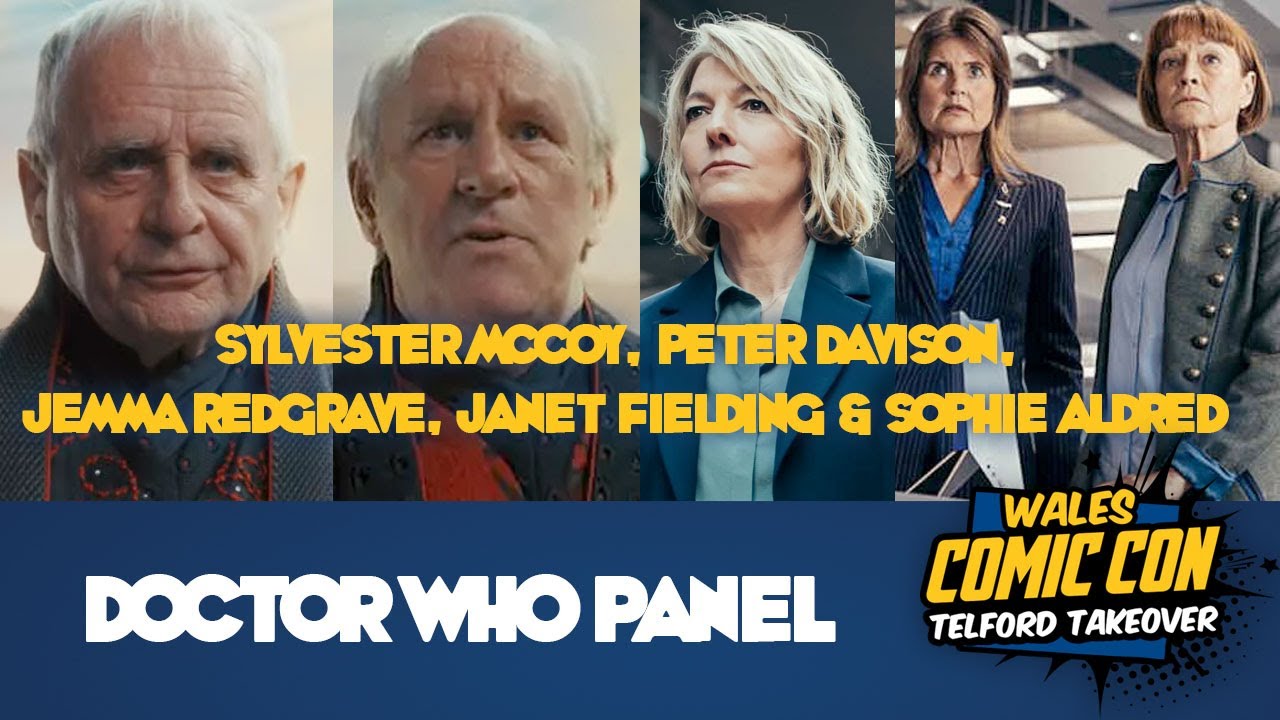 Doctor Who Panel - Sylvester McCoy, Peter Davison, Jemma Redgrave, Janet Fielding & Sophie Aldred