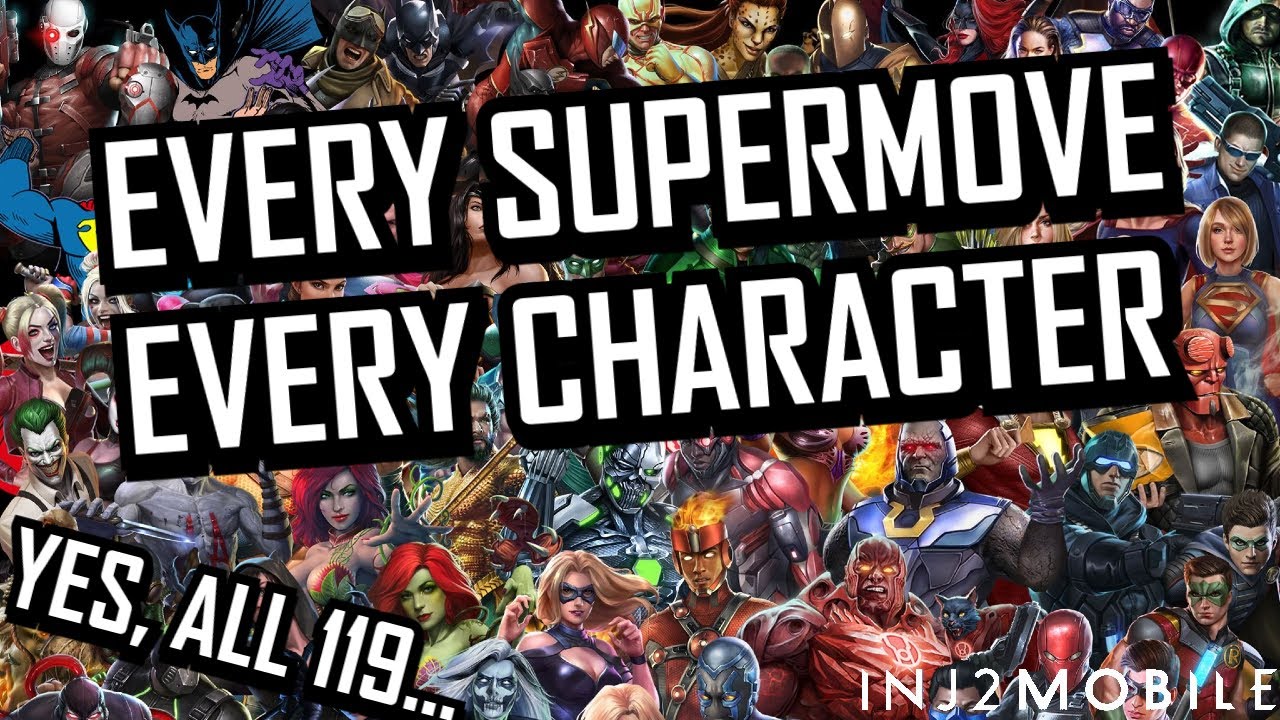 Every Supermove in Injustice 2 Mobile - All Characters & Skins (2025)