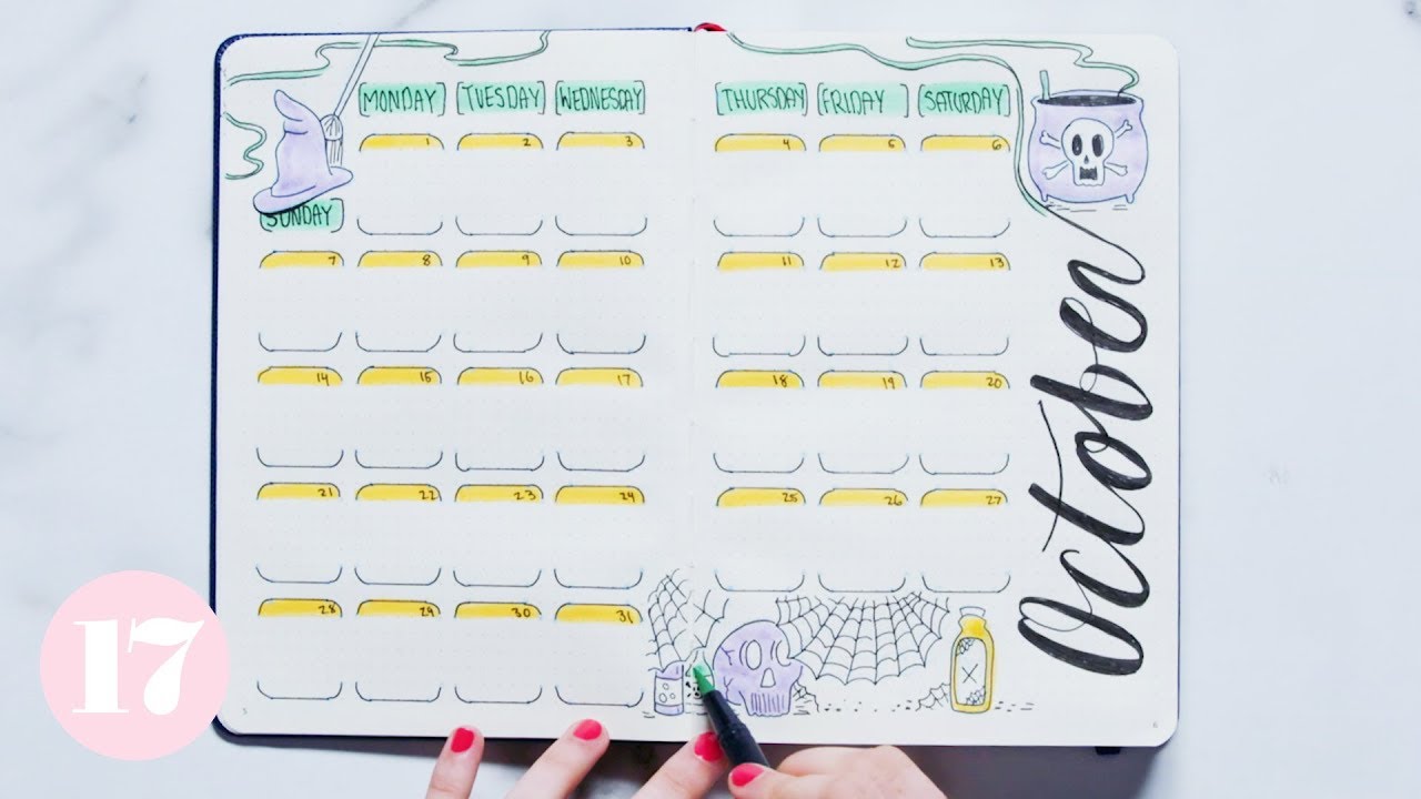 October 2018 Bullet Journal Setup | Plan With Me