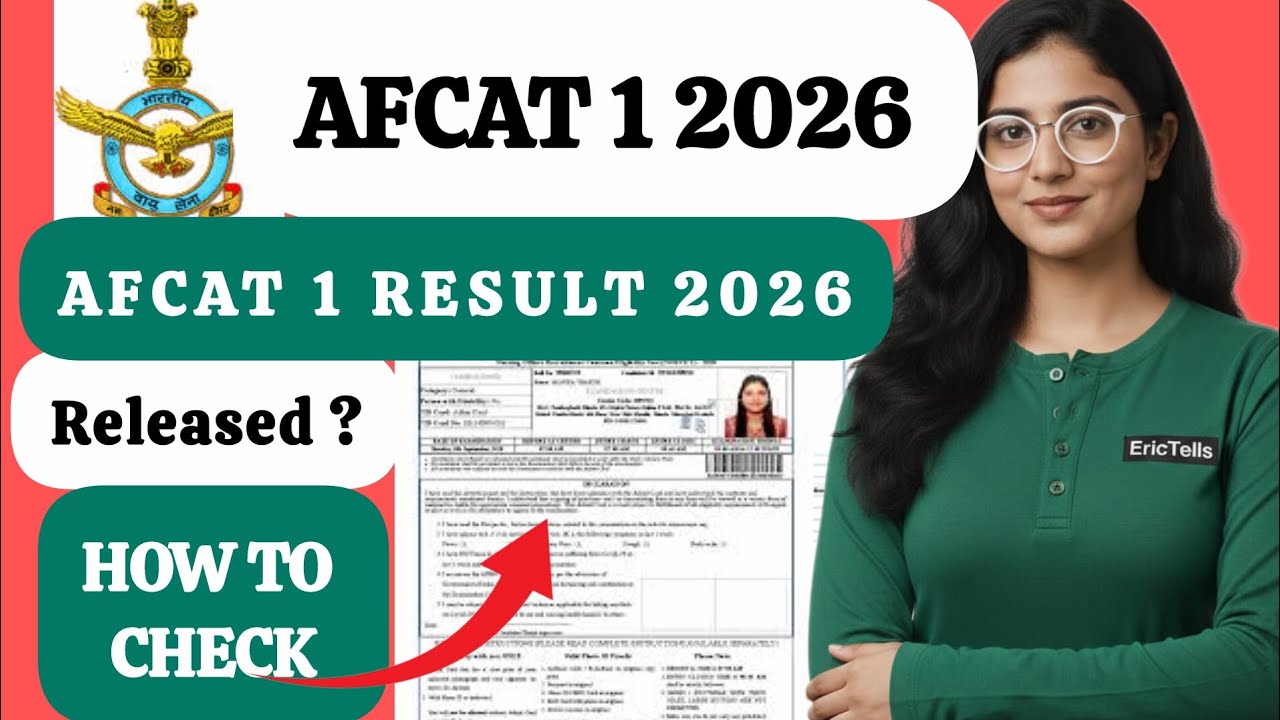 afcat 1 result 2026 | air force common admission test result 2026