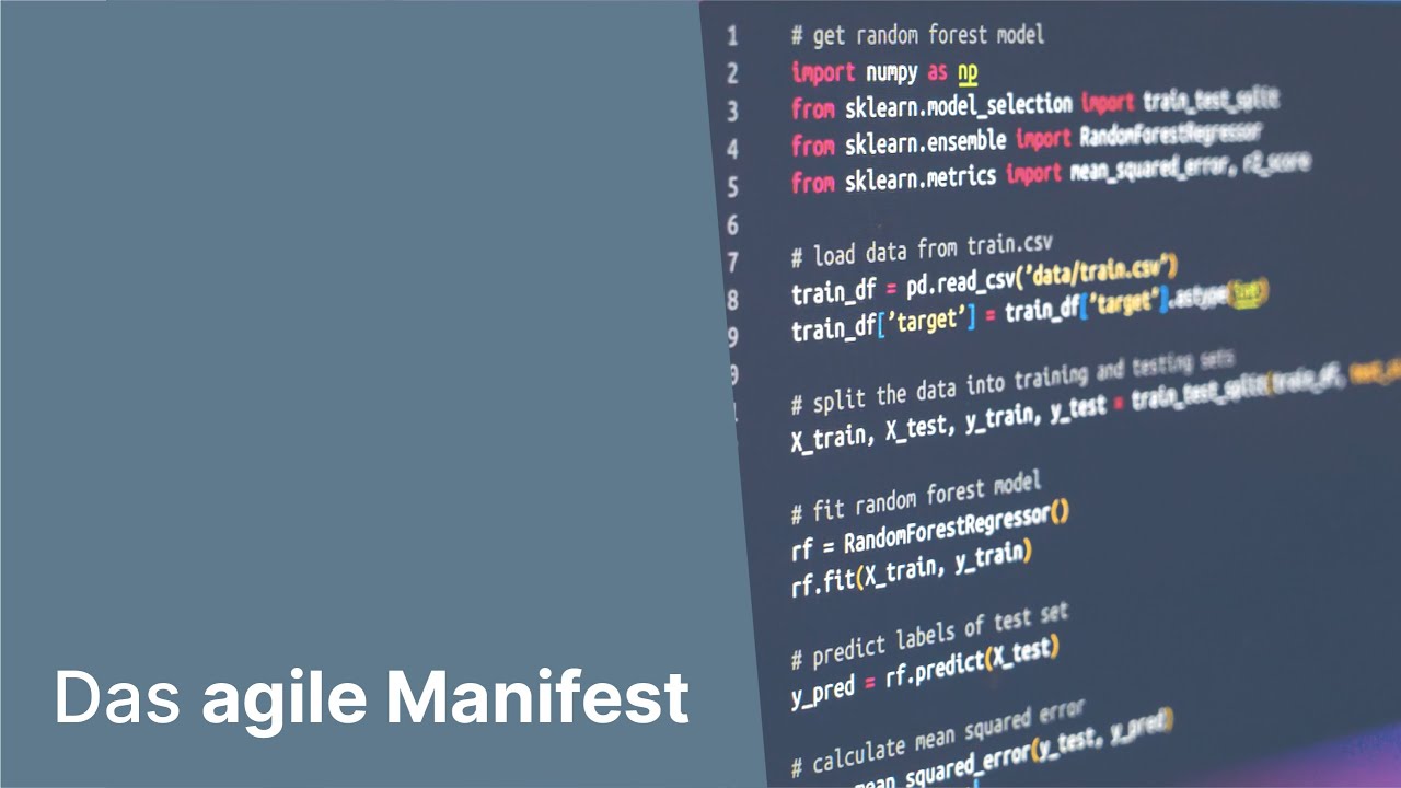 Das agile Manifest