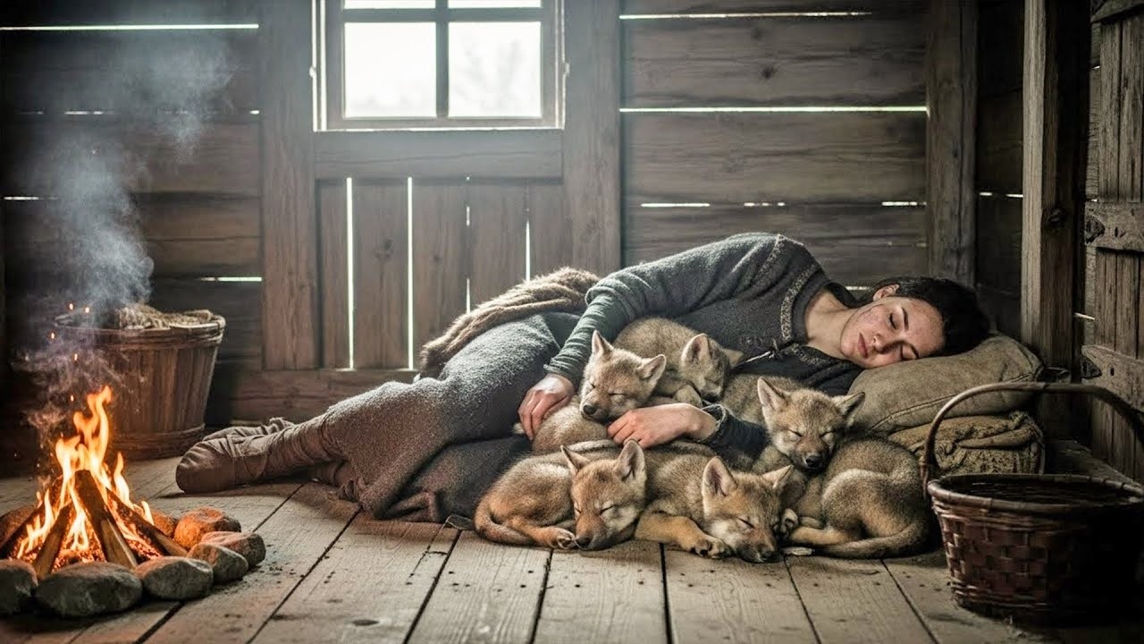 Omega rechazada salvó 19 crías heladas. Al alba, la manada del Rey Alfa se postró a sus pies.