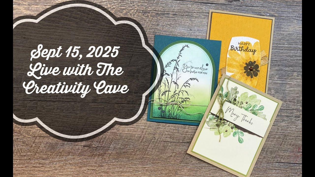 Sept 15, 2025 LIVE with The Creativity Cave!!