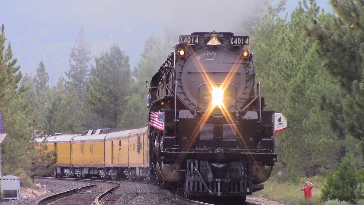 Big Boy 4014 Emerges from Donner Pass and Arrives in Sparks, NV
