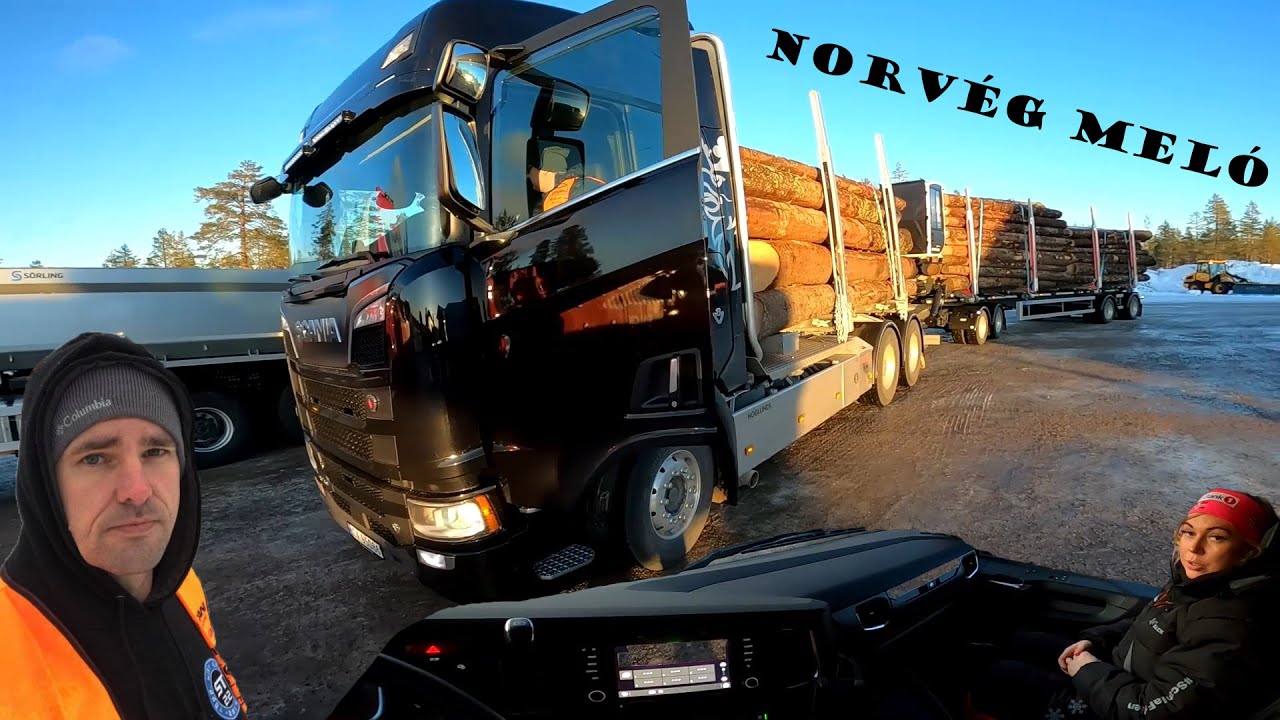 A kamionos Norvégiában -  A Scania, 60 tonna és Én
