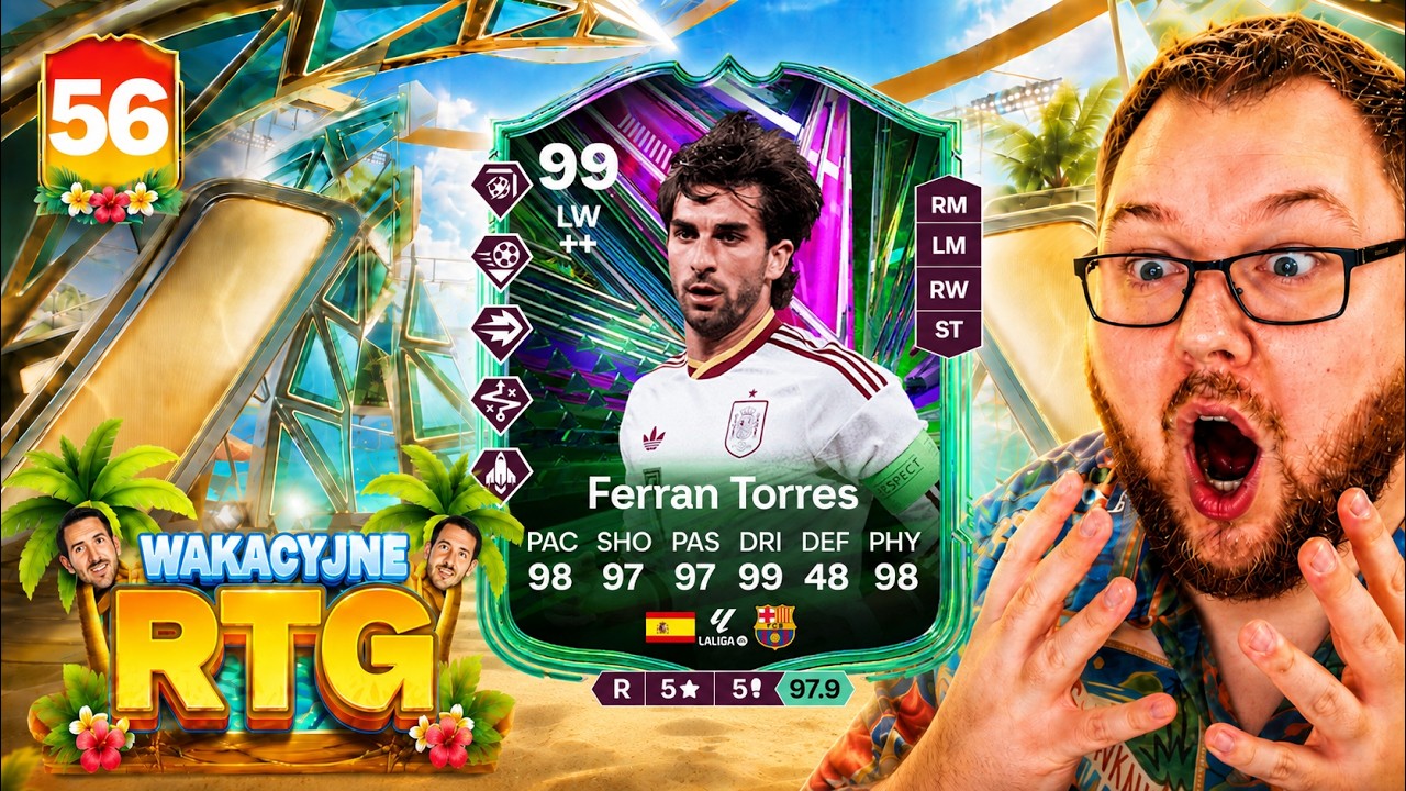 TRAFIŁEM LEGENDARNĄ KARTE 99 - WAKACYJNE RTG #56 #fifa #fc26 #ultimateteam #eafc