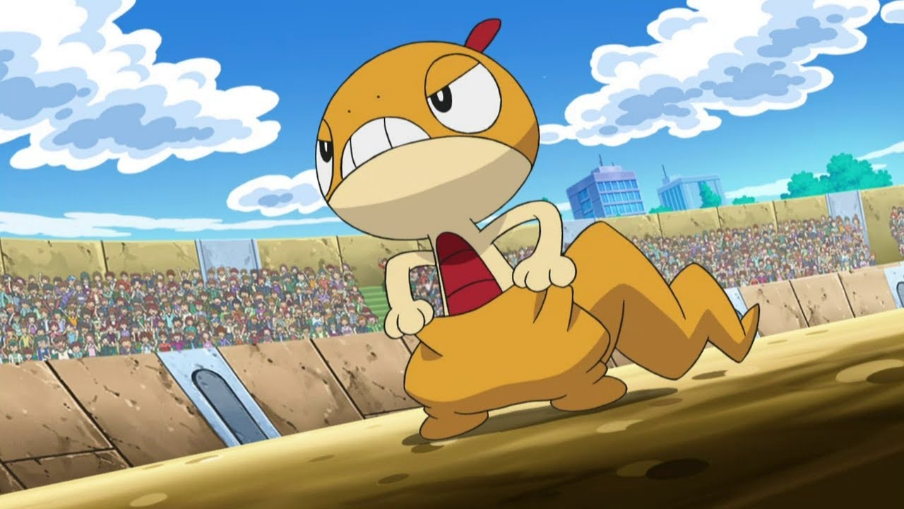 All Ash's Scraggy moves