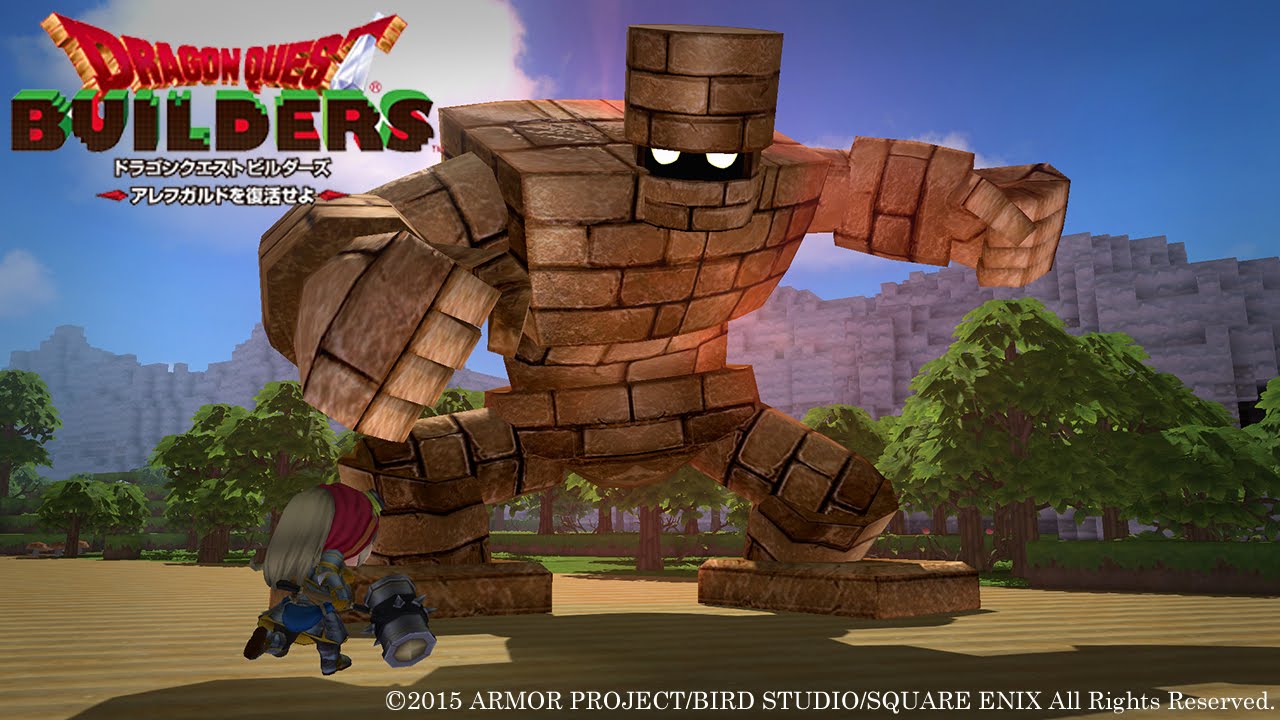Dragon Quest Builders: First Boss - Giant Golem