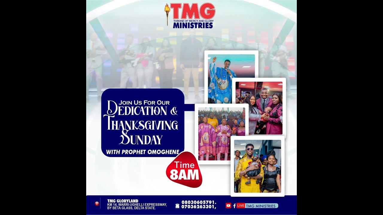 TMG Live sunday Service of Healing, Deliverance  And Prophecy !!! (8TH FEB. 2026)