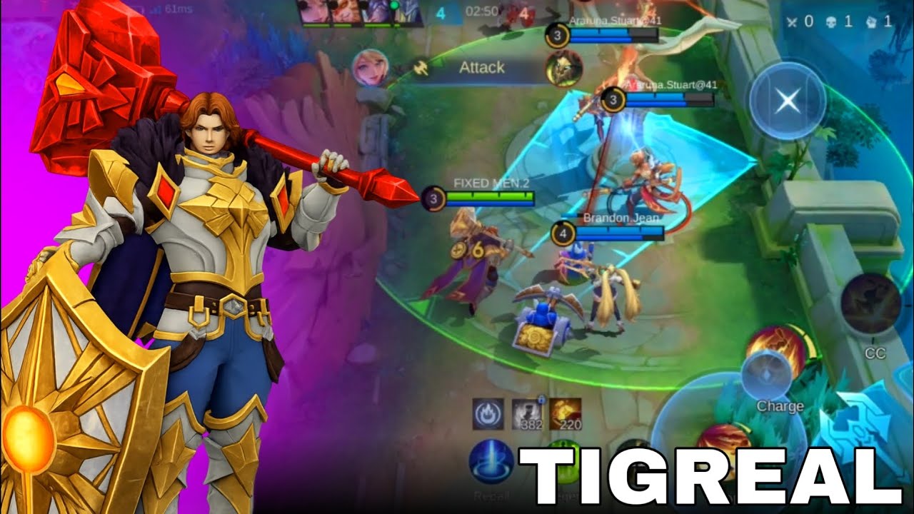 TIGREAL 5V5 🔥 INSANE SET & TEAM FIGHT GAMEPLAY