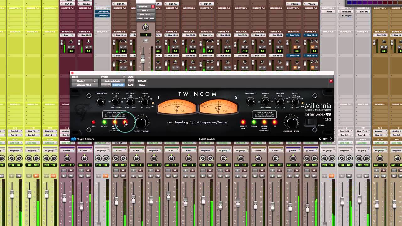 Mixing With Mike Plugin of the Week: brainworx Millennia TCL-2 (TWINCOM)