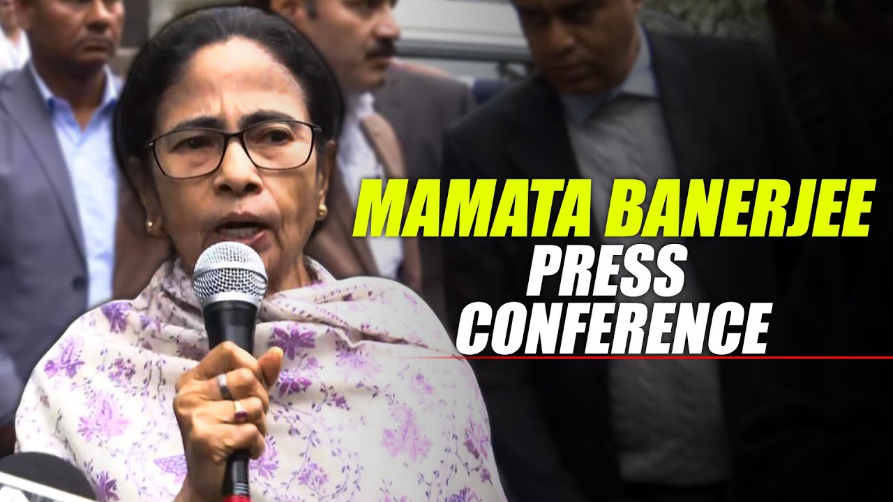 LIVE: West Bengal CM Mamata Banerjee briefs media after visiting Banga Bhawan in Delhi |Delhi Police