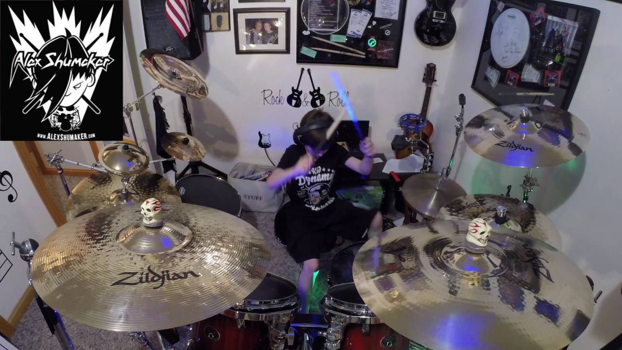 9 year old Alex Shumaker AC/DC 
