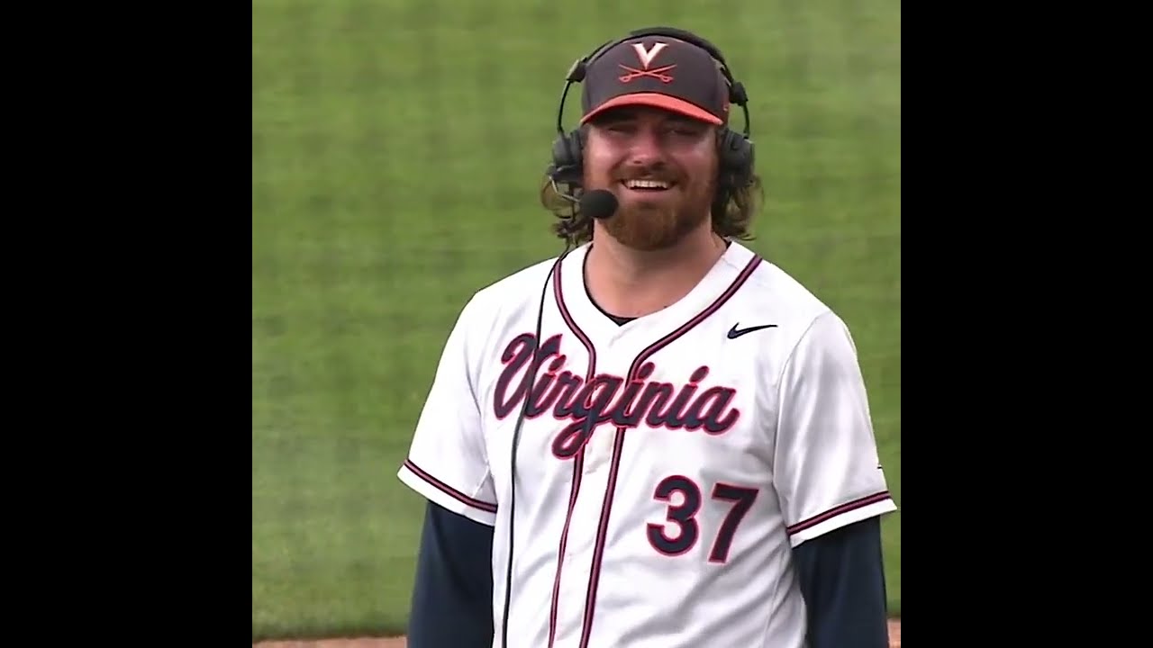 This might go down as the greatest interview in college baseball history 😂😂