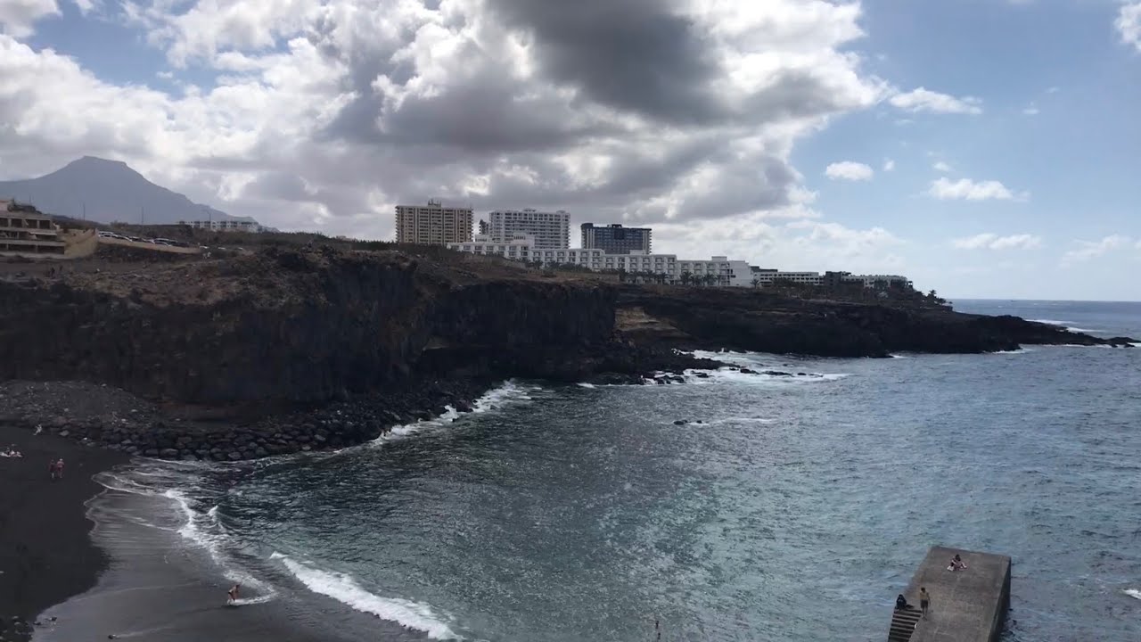 Down to the beach in Callao Salvaje, Tenerife