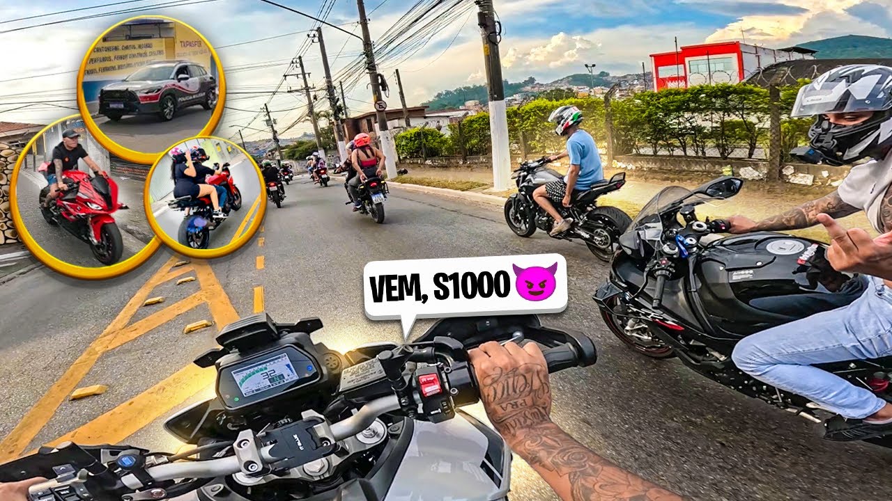 PI&Atilde;O NO MORRO DE TRACER 900 COM ESCAPE DUPLO DE 3POLEGADAS 😈