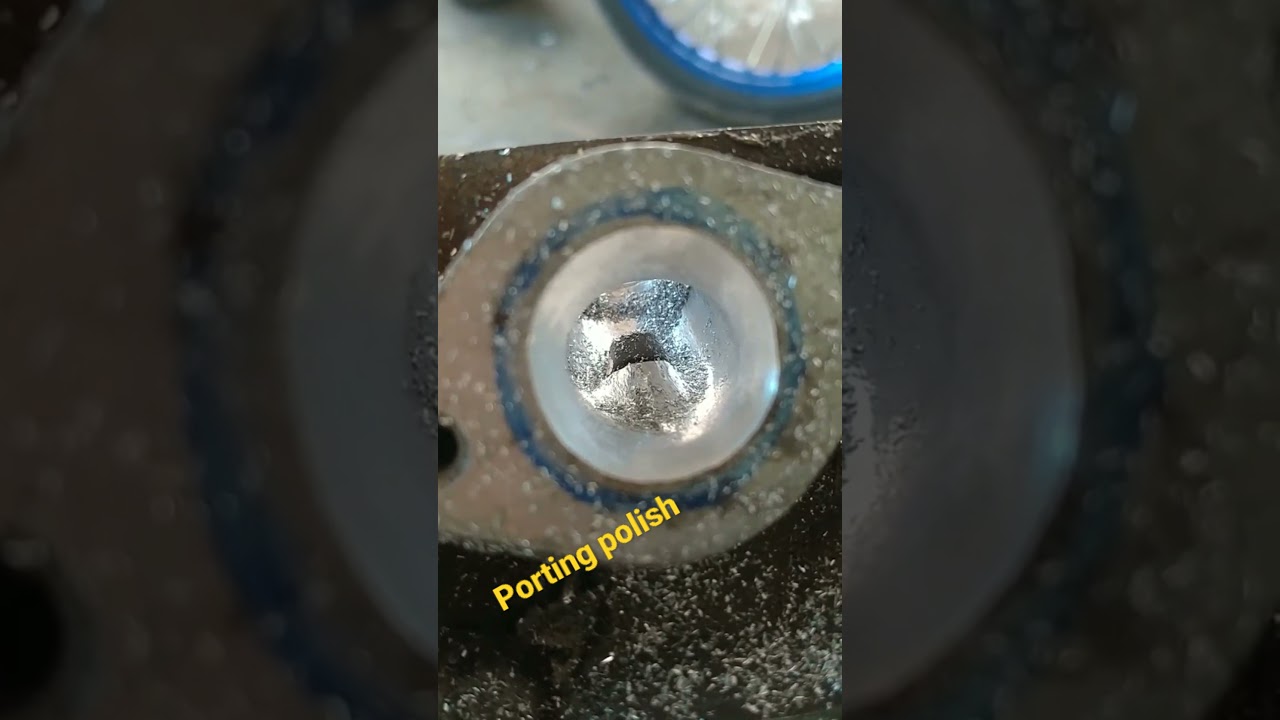 porting Polish cylinder head