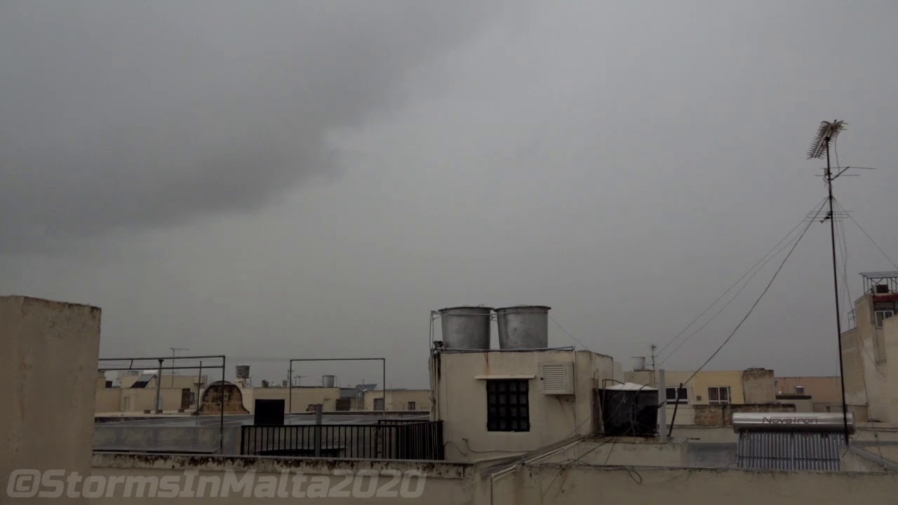 Malta Thunderstorm May 27th 2020