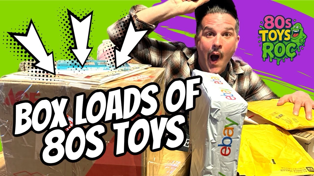 Mail Call!! Unboxing Box Loads of 80s Toys From Fans of 80s Toys Roc
