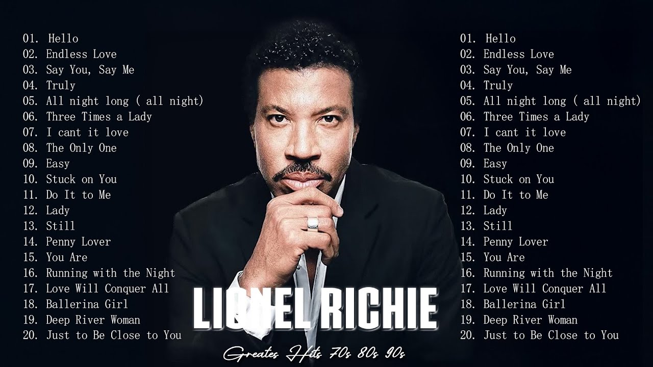 ⭐ Lionel Richie Greatest Hits Full Album 2025 Best Songs of Lionel Richie ⭐