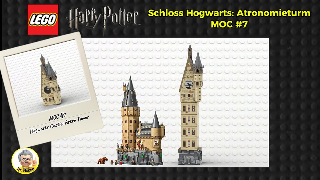 In 01/26 haben wir 2 LEGO Hogwarts Sets erhalten, 1 kommt im Juni. Kein Astro-Turm. Daher MOC #7